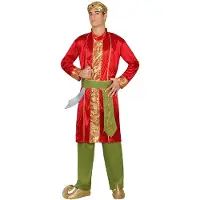 Atosa Hindu Costume Rood M-L Kinderen