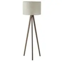 TK Lighting Vloerlamp Grand, hout donker, Woon-/ Eetkamer, Hout, Modern, vloerlamp hout