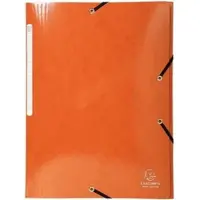 Exacompta 25x IDERAMA Elastomap 3 kleppen Maxi Capacity 425gm2 A4 - Oranje - 55836E