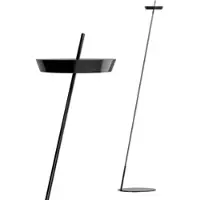 Sigor LED-vloerlamp Mahina, dimbaar, zwart, Woon-/ Eetkamer, Aluminium, Modern, LED vloerlamp
