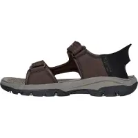 SKECHERS Slip-ins Relaxed Fit Tresman Sandalen Bruin | Maat: 45
