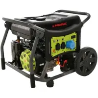 Pramac mobiele stroomgenerator WX 7000, benzine, tankinhoud 26 l, 5,8 kW, 230 V, 69 dB, handmatige/elektrische start, 2 stopcontacten