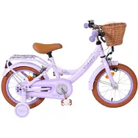 Volare Ashley Kinderfiets - Meisjes - 14 inch - Lila - Twee Handremmen