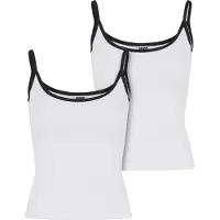 Urban Classics Top zwart / wit