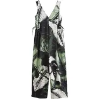 Next Jumpsuit groen / zwart / wit