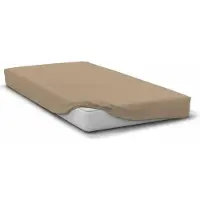 HOME LINGE PASSION - HP72127 - Hoeslaken 82 g microvezel 140 x 190 cm 30 cm zak - Beige