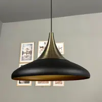 Bamyum Paladin Hanglamp Industrieel Metaal Ø35 cm, Vintage Hanglamp, E27 Pendellamp
