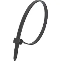 Dedra - Nylon Kabelbinders - 9,0mm x 610mm - UV-bestendig - Zwart - 25 stuks
