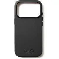 Mujjo Full Leather iPhone 17 Pro Hoesje Zwart