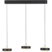 Schöner Wohnen Hanglamp Elmo, dimbaar, zwart, Woon-/ Eetkamer, metaal, Modern