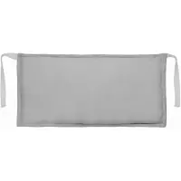 Ferocity - Hoofdsteun voor houten ligstoelen - Comfortabel - Waterafstotend - 45 x 25 cm - Polyester - Grijs