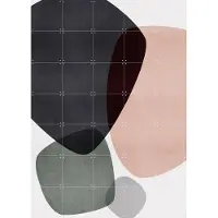IXXI Graphic 205, Mareike Böhmer - 100 x 140 cm - Gratis ophangtool - Grote wanddecoratie en posters - Abstract, Grafisch Ontwerp, Geometrische Kunst