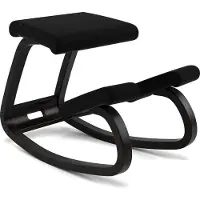 Varier Stokke Variable balans kniestoel Zwart/Zwart Tonal