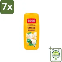 Tahiti 7 x – Douchegel – Vanille - 315 ml - Grootverpakking - Douchegel Vanille - Warme Geur - Huid Verzorgen - Schuim Douchegel - Sheabutter
