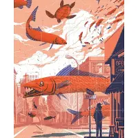 IXXI A Sense of Place, Studio Muti - 80 x 100 cm - Grote wanddecoratie en posters - Kleurrijk, Illustraties, Digitale Kunst, Grafisch Ontwerp