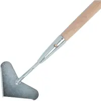 Hendrik Jan Verzinkte schoffel hartmodel 16 cm, steel 160 cm met hilt handvat en FSC-keurmerk