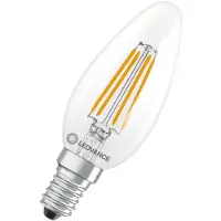 Ledvance LED Filament Kaarslamp E14 - 3.4W 470lm 4000K 230V - Ø35mm - Geschikt voor werkruimtes, keukens, kantoren