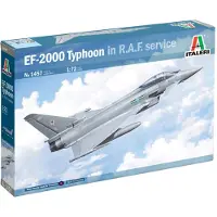 Wittmax Modelbouwpakket Vliegtuigen - 1457 EF-2000 Typhoon In R.A.F. Service Plane Plastic - 1:72 - Modelbouw