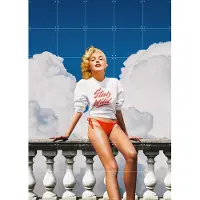 IXXI Stay Wild Marilyn, Paste in Place - 100 x 140 cm - Gratis ophangtool - Grote wanddecoratie en posters - Pop art, Vintage, Fotografie, Grafisch