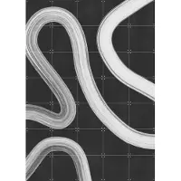 IXXI Black & white 43, Elena Ristova & Various - 100 x 140 cm - Gratis ophangtool - Grote wanddecoratie en posters - Minimalisme, Grafisch Ontwerp