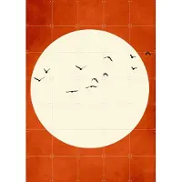 IXXI Warm Feelings, Kubistika - 100 x 140 cm - Grote wanddecoratie en posters - Minimalisme, Geometrische Kunst, Grafisch Ontwerp, Slaapkamer
