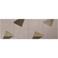Vente-unique Dressoir met 4 deuren - Beige - CANTIANO