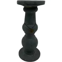 Brynxz Grandeur Vintage Kandelaar - Grijs steenlook - Maat L Hoogte 30 cm - Candleholder