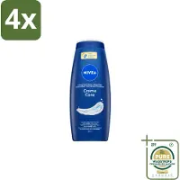 Nivea – Douchegel – Creme Care – 650 ml - Voordeelverpakking - 4 stuks - Amandelolie - Druivenpitolie