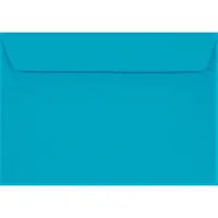 Netuno Gladde blauwe enveloppen C6 - 114 x 162 mm - A6 - 25 stuks - HK zelfklevend met plakstrip - 120 gram - Design -