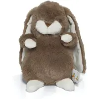 Bunnies By The Bay Nibble Konijn - Knuffeldier - Knuffel voor kinderen - Geborduurde details - Caramel - 20 cm
