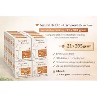 Natural Health Dog Steamed Carnivore Turkey - 21x395 gram