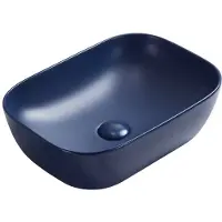 Mexen Rita opzetwastafel 45 x 32 cm, matblauw - 21084542
