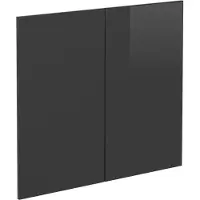 Vicco R-Line Keukenfront – 79.2 x 71.3 cm meubelfront voor de spoelonderkast Antraciet Hoogglans