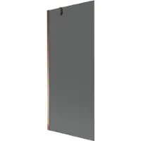 Mexen Next badwand 1-delig 80 x 150 , grafiet, roze goud - 895-080-000-00-40-60