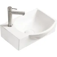 Mexen Mista waskom rechts 40 x 28 cm, wit - 22174000R