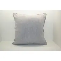 Capri Sierkussen met piping - grijs - 45x45 cm
