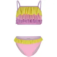 B.NOSY crop bikini roze/geel/lila Meisjes Polyester Meerkleurig - maat 158/164