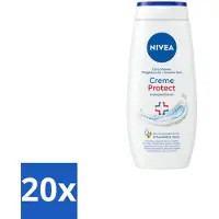 Nivea 20 x – Douchecrème – Protect – 250 ml - Douchecrème - Huidverzorging - Huidbescherming - Vitamine C - Vitamine E