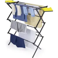 Easymaxx Telescopisch Droogrek 1200 – Kledingrek met 12 m Drooglengte, Uitschuifbaar tot ca. 108 cm, Energiezuinig Was Drogen Zonder Stroom