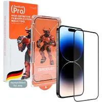 Cadorabo Screenprotector geschikt voor iPhone 14 PRO - Pantser film transparant Beschermende film Geharde (Tempered) display beschermglas in 9H hardheid met 3D Touch