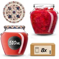 Kadax Amphora Pot Ø82 510ml + Deksel Ø82