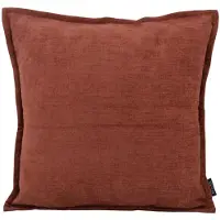 NOVÉE Chenille piped roest | 45 x 45 cm | kussenhoes | polyester