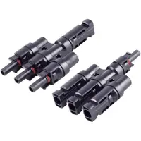 Bkl Electronic 2800015 PV4-adapterset 3/1 Zwart Inhoud: 2 stuk(s)