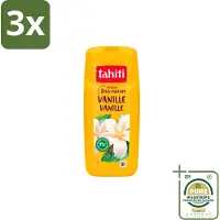 Tahiti 3 x – Douchegel – Vanille - 315 ml - Grootverpakking - Koffiezetapparaat - Koffiezetapparaat - Koffiezetapparaat