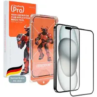 Cadorabo Screenprotector geschikt voor iPhone 15 PLUS - Pantser film transparant Beschermende film Geharde (Tempered) display beschermglas in 9H hardheid met 3D Touch