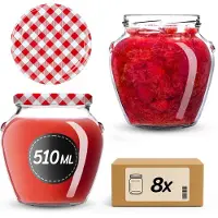 Kadax Amphora Pot 82 mm 510 ml + deksel wz17 Grid