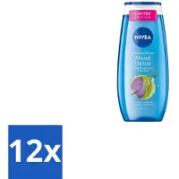 Nivea – Douchegel – Creme Mood Detox – 250 ml - Voordeelverpakking - 12 stuks
