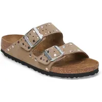 Birkenstock ARIZONA RIVETS TAUPE SUÈDE NARROW-41(4066648992448)