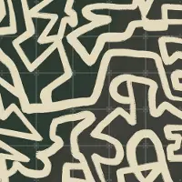 IXXI Abstract Line - Maze, Little Dean & Various - 100 x 100 cm - Gratis ophangtool - Grote wanddecoratie en posters - Abstract, Line art, Grafisch