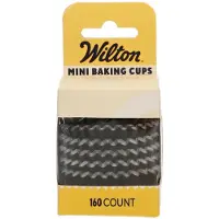 Wilton Mini Baking Cups Zwart set/160